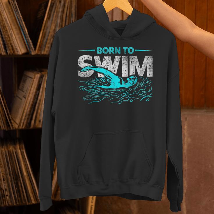 Born To Swim Swimmers For Swimming Athlete Unisex Hoodie Born To Swim Swimmers For Swimming Athlete Unisex Hoodie
