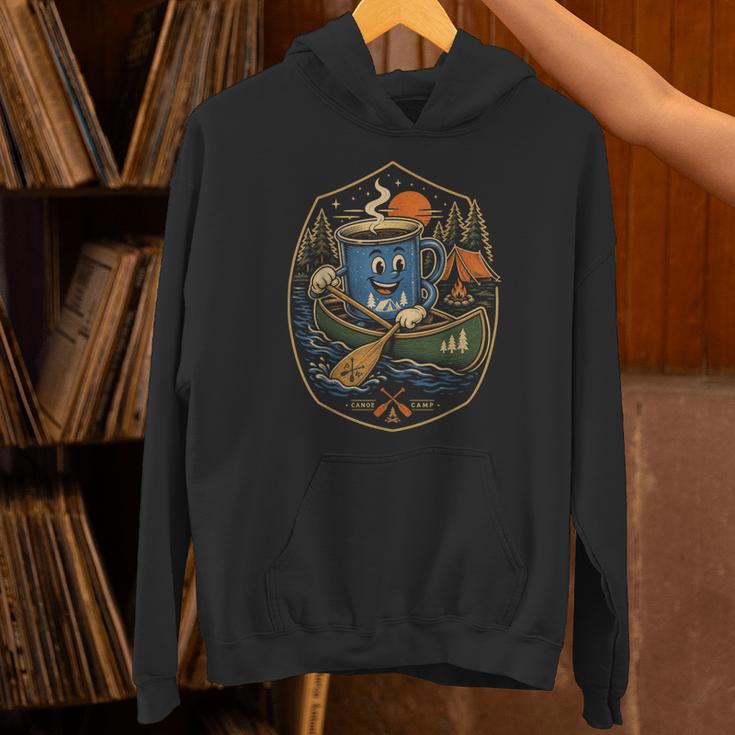 Canoe Camp Coffee Canoeing Paddle Unisex Hoodie