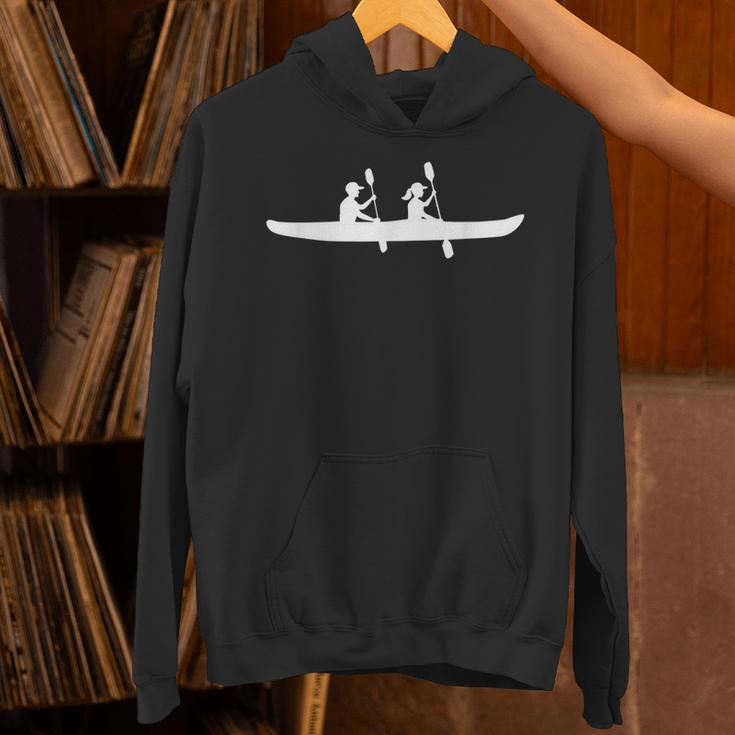 Canoe Couple Canoe Team Canoe Lover Canoeing Tour Summer Men Women Kids Unisex Hoodie