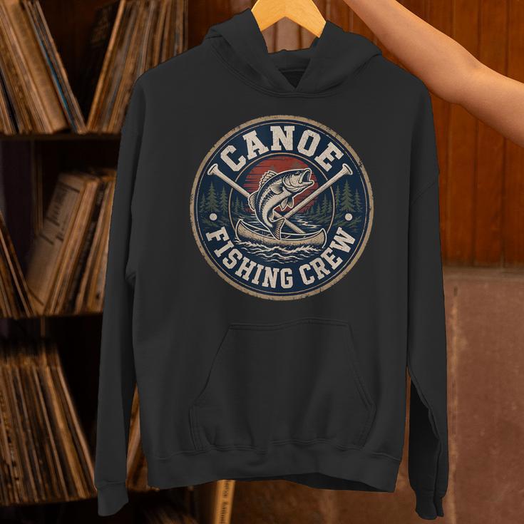 Canoe Fishing Crew Vintage Bass Paddles Unisex Hoodie Canoe Fishing Crew Vintage Bass Paddles Unisex Hoodie