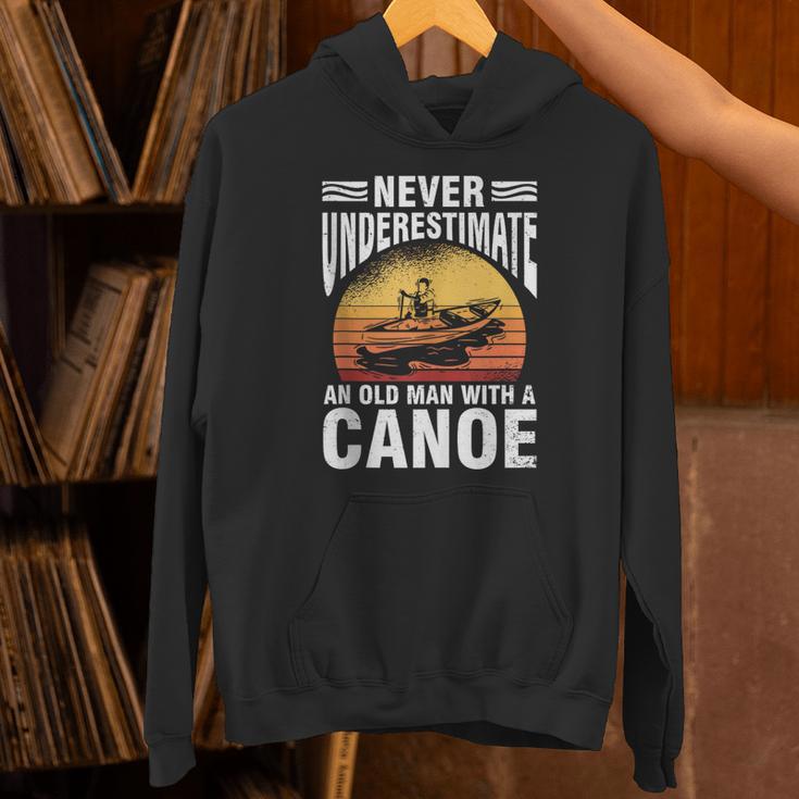 Canoe Old Man Sleeveless Unisex Hoodie