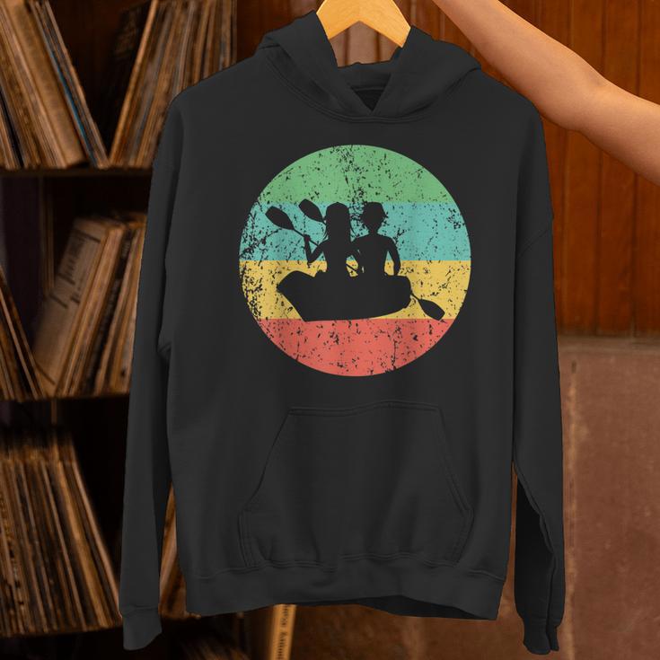 Canoeing Shirt Vintage Retro Canoe Unisex Hoodie