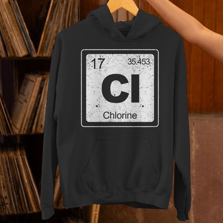 Chlorine Periodic Table Symbol Chemistry Swimming Dive Unisex Hoodie Chlorine Periodic Table Symbol Chemistry Swimming Dive Unisex Hoodie