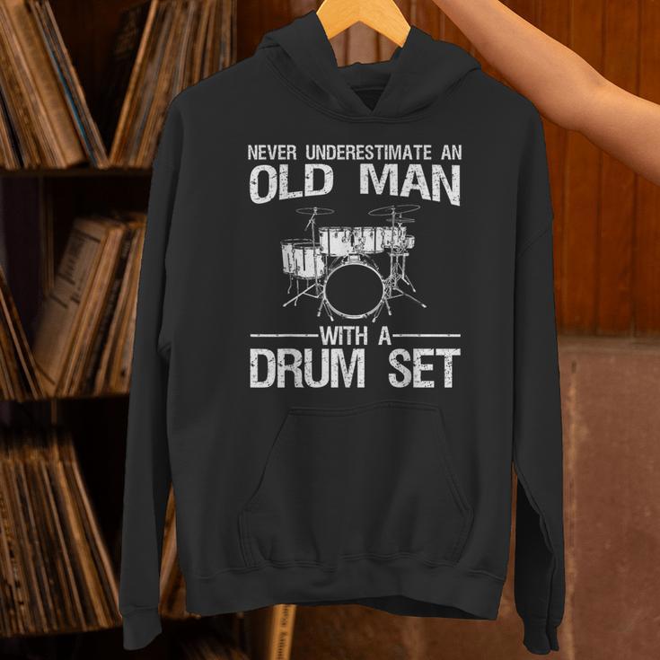 Cool Drummer Art Men Dad Drum Set Player Drum Kit Musician Unisex Hoodie Cool Drummer Art Men Dad Drum Set Player Drum Kit Musician Unisex Hoodie