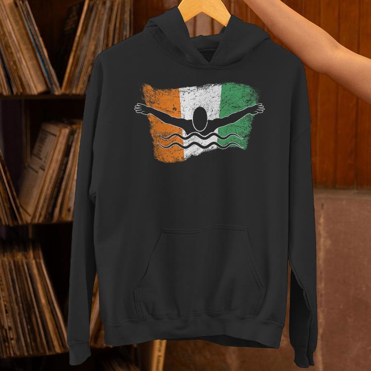 Cool Ireland Flag Vintage Irish Flag Swimmer Fly Swimming Unisex Hoodie Cool Ireland Flag Vintage Irish Flag Swimmer Fly Swimming Unisex Hoodie