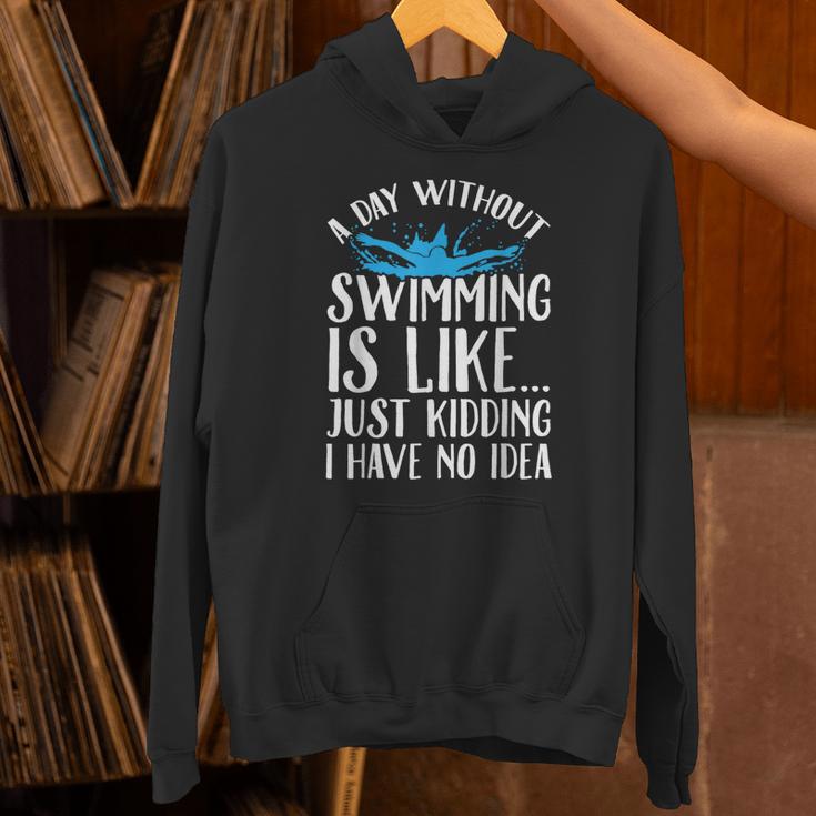A Day Without Swimming Is Like Swimming Swimmer T-Shirt Unisex Hoodie A Day Without Swimming Is Like Swimming Swimmer T-Shirt Unisex Hoodie