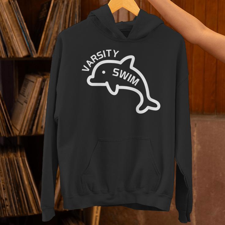 Dolphin Dolfin Varsity Swim Swim Team Swim Club Swimming Unisex Hoodie Dolphin Dolfin Varsity Swim Swim Team Swim Club Swimming Unisex Hoodie