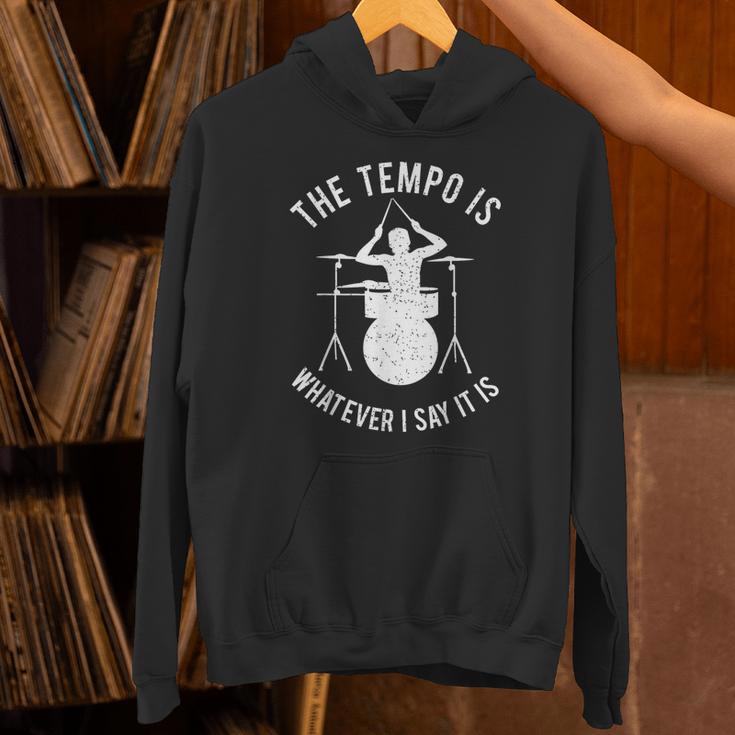 Drum Kit Graphic For a Drummer With Percussion Instruments Unisex Hoodie Drum Kit Graphic For a Drummer With Percussion Instruments Unisex Hoodie