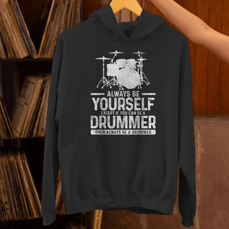 Drummer Drum Kit Saying Drummer Unisex Hoodie