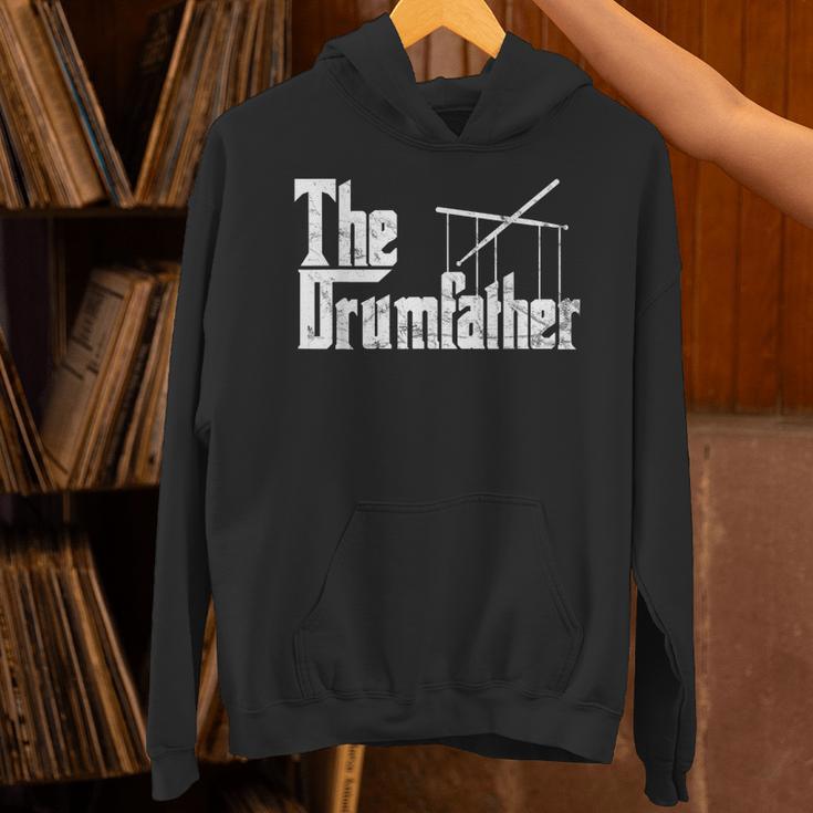 Drummer Humor The Drumfather Drum Kit Unisex Hoodie Drummer Humor The Drumfather Drum Kit Unisex Hoodie