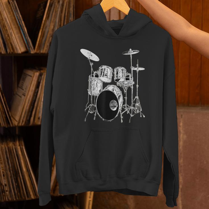 Drums Drum Kit Music Unisex Hoodie Drums Drum Kit Music Unisex Hoodie