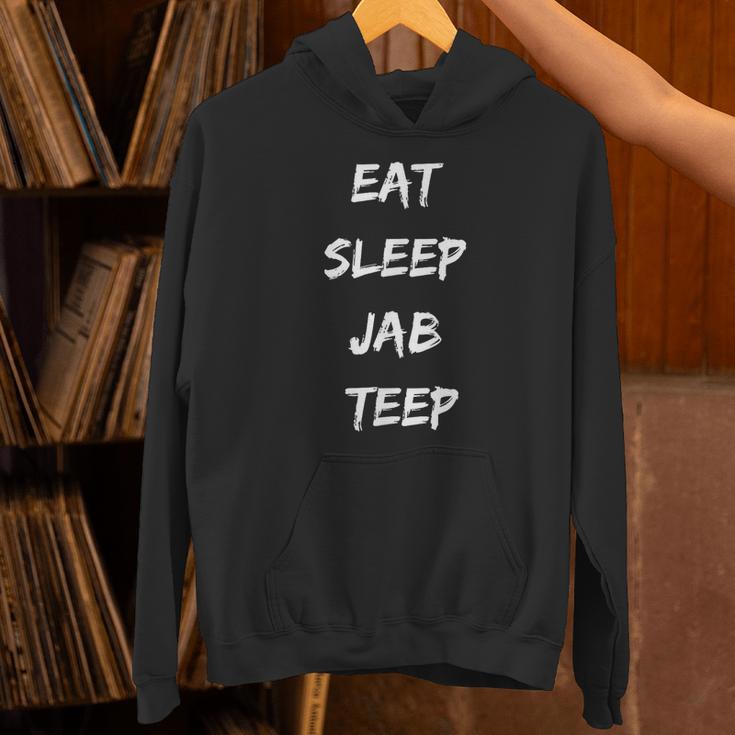 Eat Sleep Jab Teep Rep Muay Thai Unisex Hoodie Eat Sleep Jab Teep Rep Muay Thai Unisex Hoodie