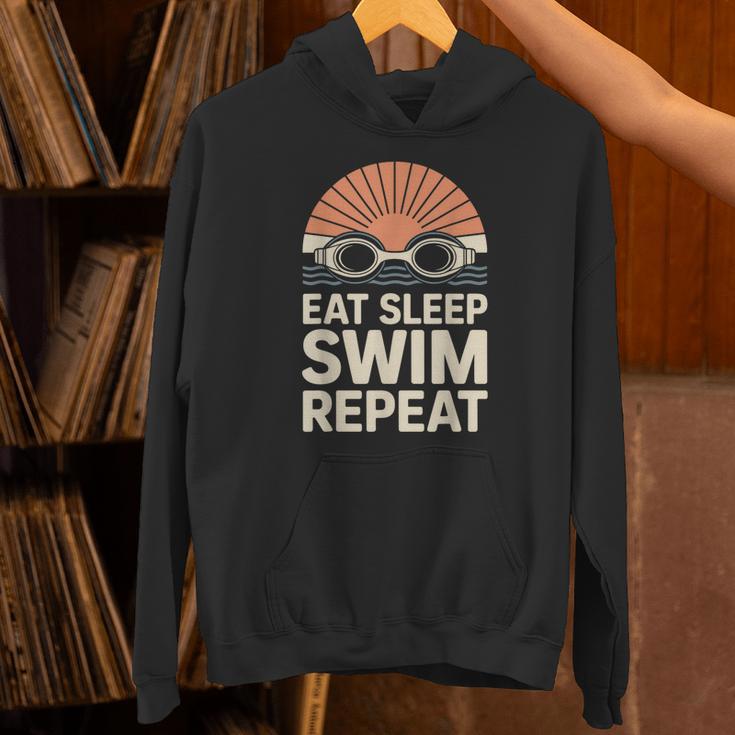 Eat Sleep Swim Repeat Swimmer Swimming Unisex Hoodie Eat Sleep Swim Repeat Swimmer Swimming Unisex Hoodie