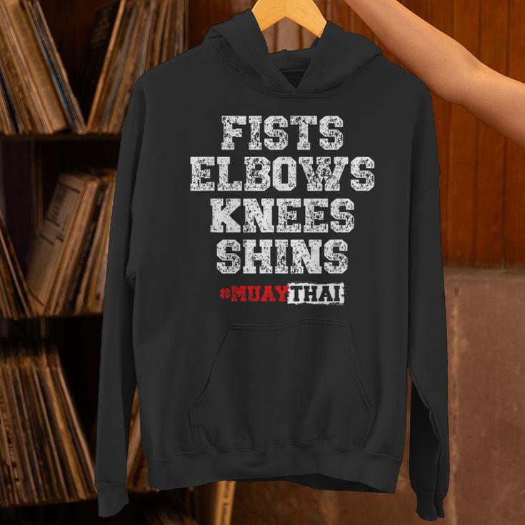 Fist Elbows Knees Shins Martial Arts Muay Thai Unisex Hoodie