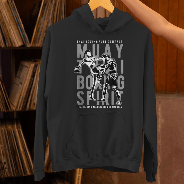 Full Contact Thai Boxing Association Of America Muay Thai Unisex Hoodie Full Contact Thai Boxing Association Of America Muay Thai Unisex Hoodie