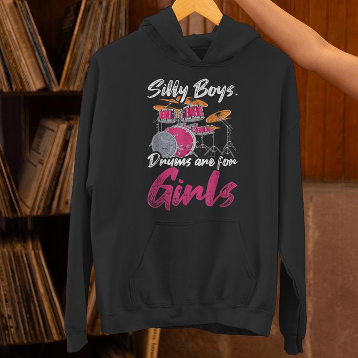 Girls Boys Kids Drummer Drum Kit Unisex Hoodie Girls Boys Kids Drummer Drum Kit Unisex Hoodie