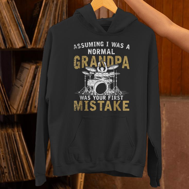 Grandpa Drummer Father's Day Drum Kit Unisex Hoodie Grandpa Drummer Father's Day Drum Kit Unisex Hoodie