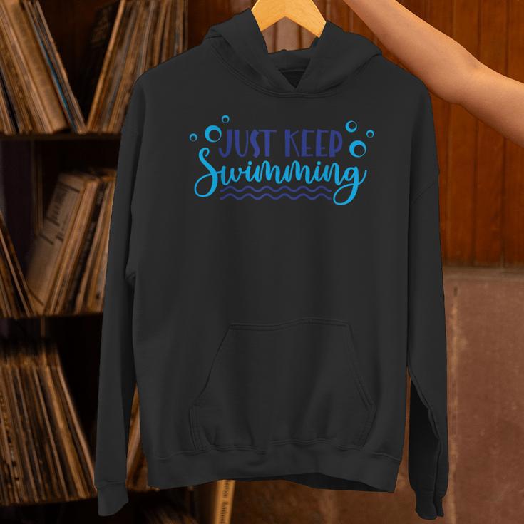 Just Keep Swimming I Love Swimming Unisex Hoodie Just Keep Swimming I Love Swimming Unisex Hoodie