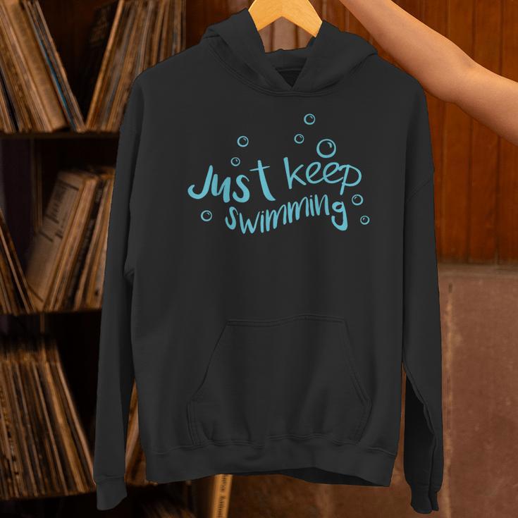 Just Keep Swimming Just Keep Swimming T's & More Unisex Hoodie Just Keep Swimming Just Keep Swimming T's & More Unisex Hoodie