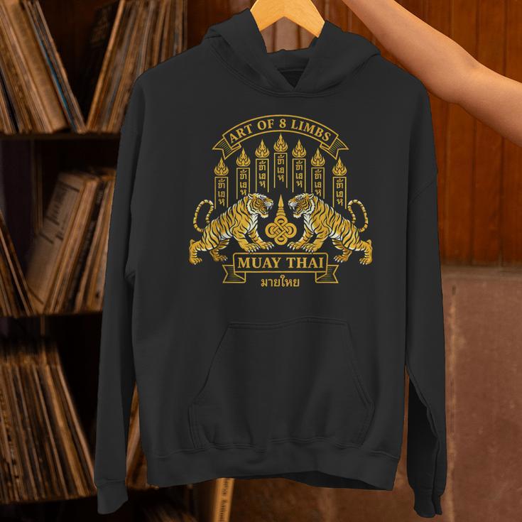 Muay Thai Art Of 8 Limbs Tiger Martial Arts Unisex Hoodie