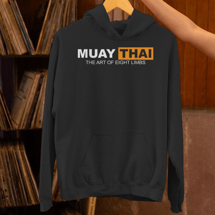 Muay Thai The Art Of Eight Limbs Kickboxing And MMA Fighter Unisex Hoodie
