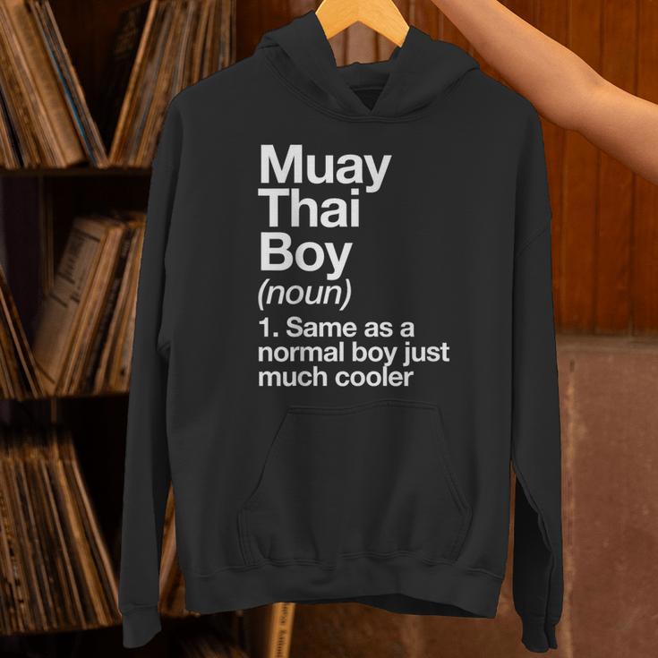 Muay Thai Boy Definition Martial Arts Sports Unisex Hoodie