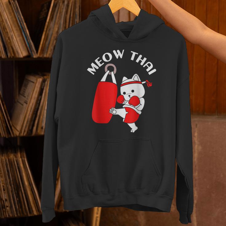 Muay Thai Cat Meow Thai Unisex Hoodie Muay Thai Cat Meow Thai Unisex Hoodie