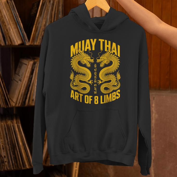 Muay Thai Dragons Thai Boxing Fighter Unisex Hoodie