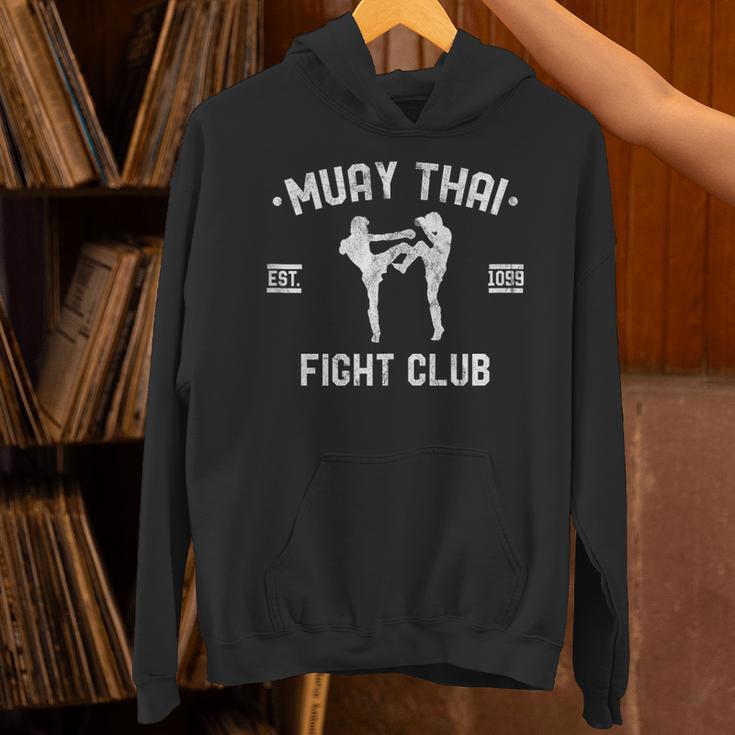 Muay Thai Fight Club Kickboxing Fighters W Unisex Hoodie