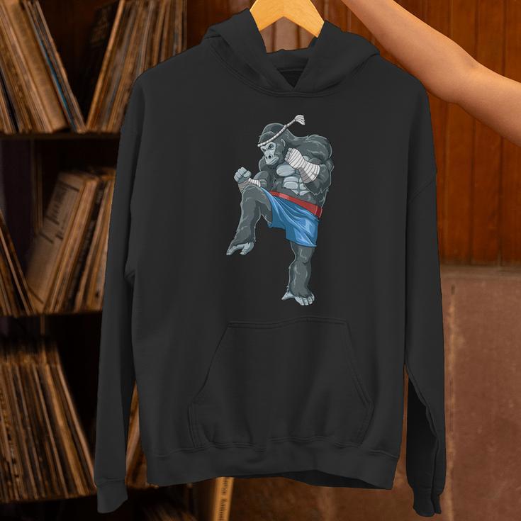 Muay Thai Gorilla Thai Boxing Unisex Hoodie Muay Thai Gorilla Thai Boxing Unisex Hoodie