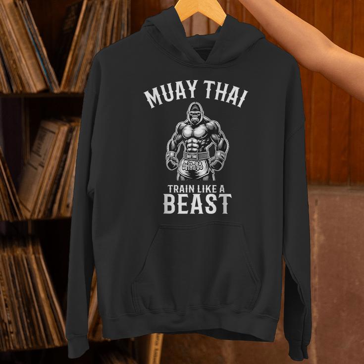 Muay Thai Gorilla Kickboxing And Gorilla Thai Boxing Unisex Hoodie Muay Thai Gorilla Kickboxing And Gorilla Thai Boxing Unisex Hoodie