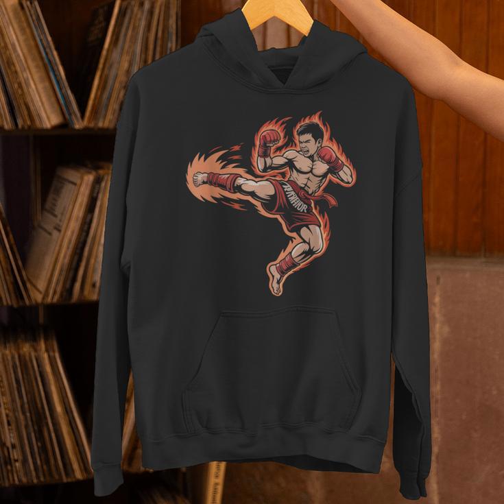 Muay Thai Mongkol Headband Minimal Clean Art Fighter Unisex Hoodie