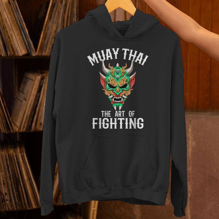 Muay Thai Oni Mask Thai Boxing And Kickboxing Unisex Hoodie Muay Thai Oni Mask Thai Boxing And Kickboxing Unisex Hoodie