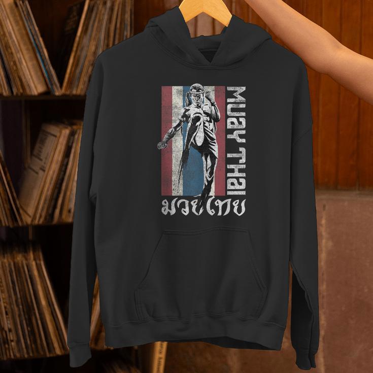 Muay Thai Shirt Thailand Flag Martial Arts Shirt Unisex Hoodie