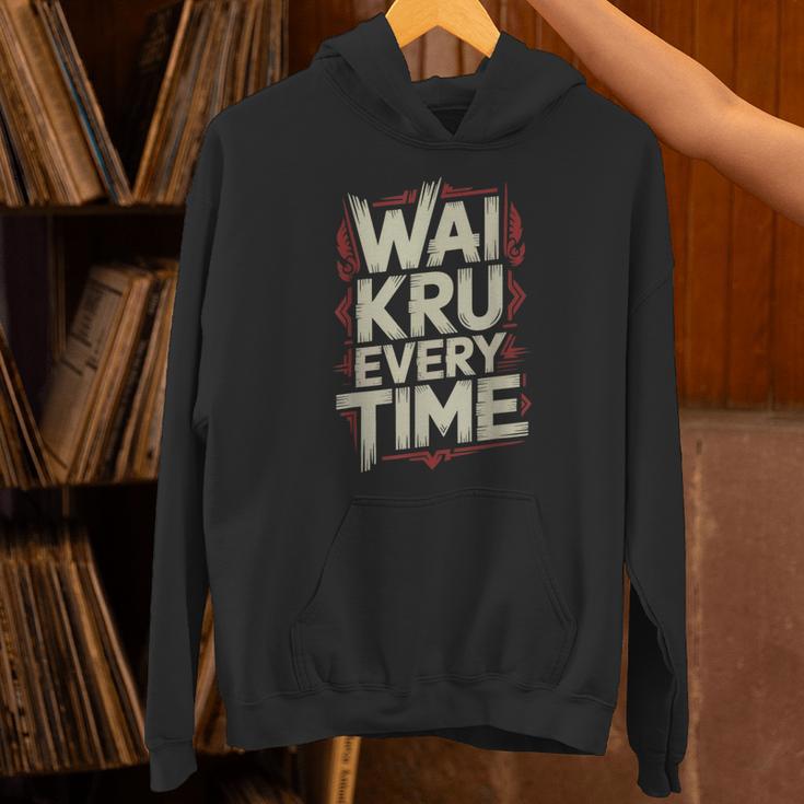 Muay Thai Wai Kru Respect Ritual Ceremony Fighter Identity Unisex Hoodie