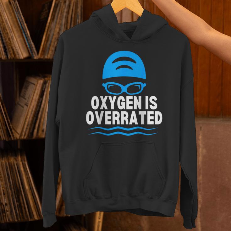 Oxygen Is Overrated Swimming Swim Unisex Hoodie