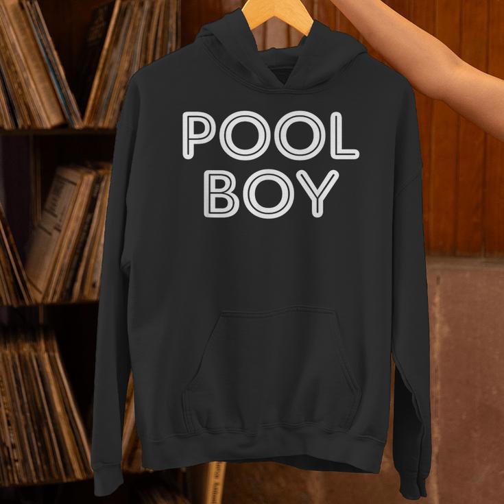 Pool Boy Saying Swim Cool Swimmer Swimming Pool Unisex Hoodie Pool Boy Saying Swim Cool Swimmer Swimming Pool Unisex Hoodie