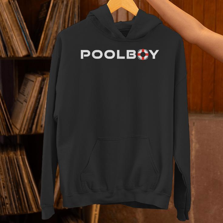 Pool Boy Swimming Pool Lifeguard Unisex Hoodie