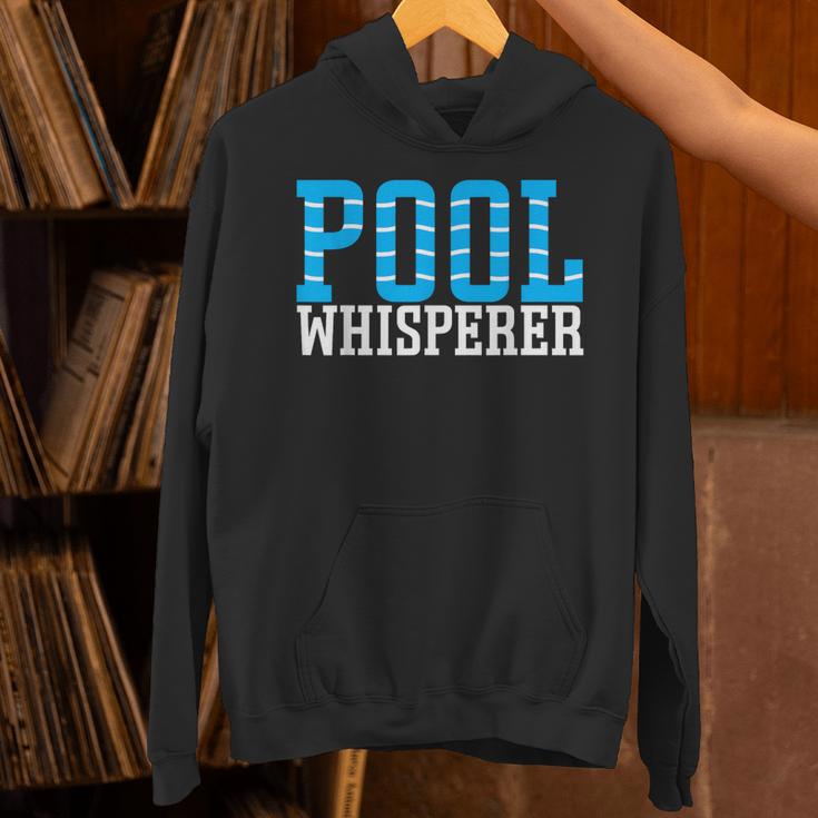 Pool Guy Pool Whisperer Boy Men Swimming Pool Unisex Hoodie