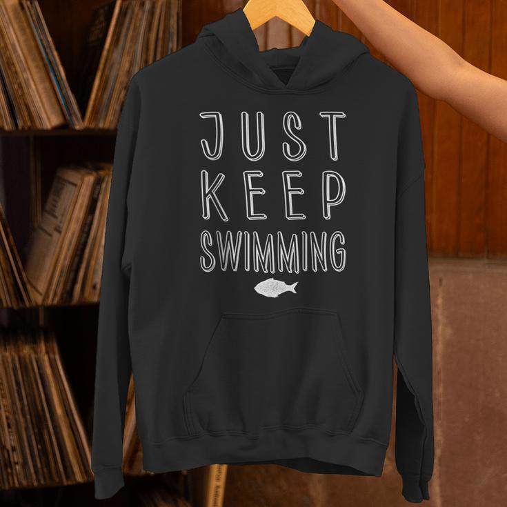 Pretty Fish Just Keep Swimming Unisex Hoodie Pretty Fish Just Keep Swimming Unisex Hoodie