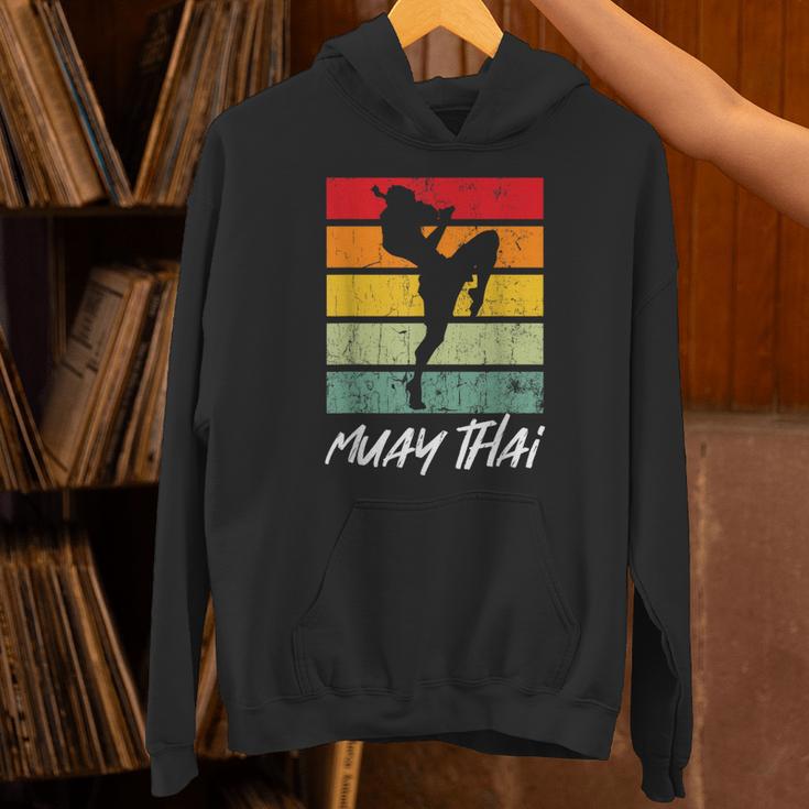 Retro Muay Thai Vintage MMA Martial Arts Thailand Boxing Unisex Hoodie