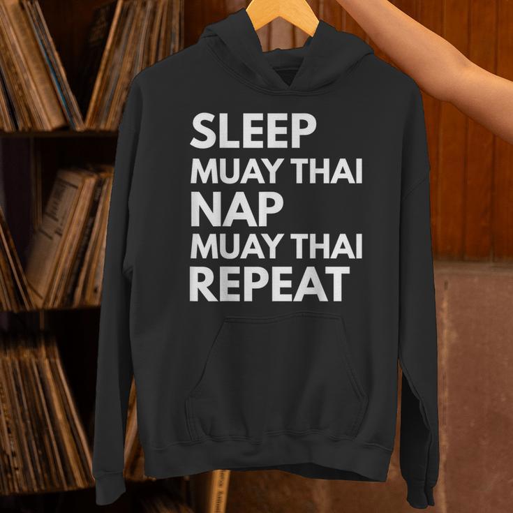 Sleep Nap Muay Thai Repeat Lover Martial Arts Unisex Hoodie
