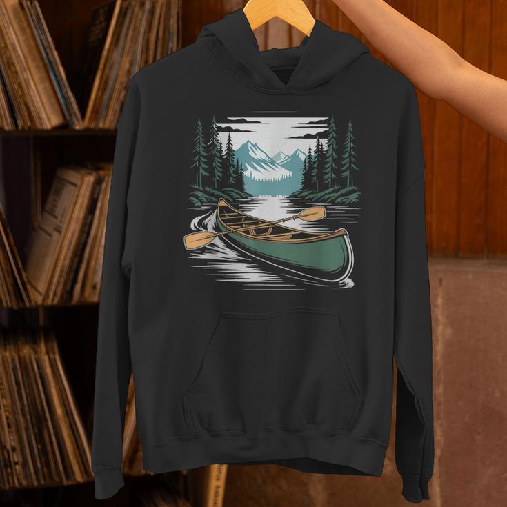 Solo Canoe Tourer Who Knows Every Rapid Campsite Portage Unisex Hoodie