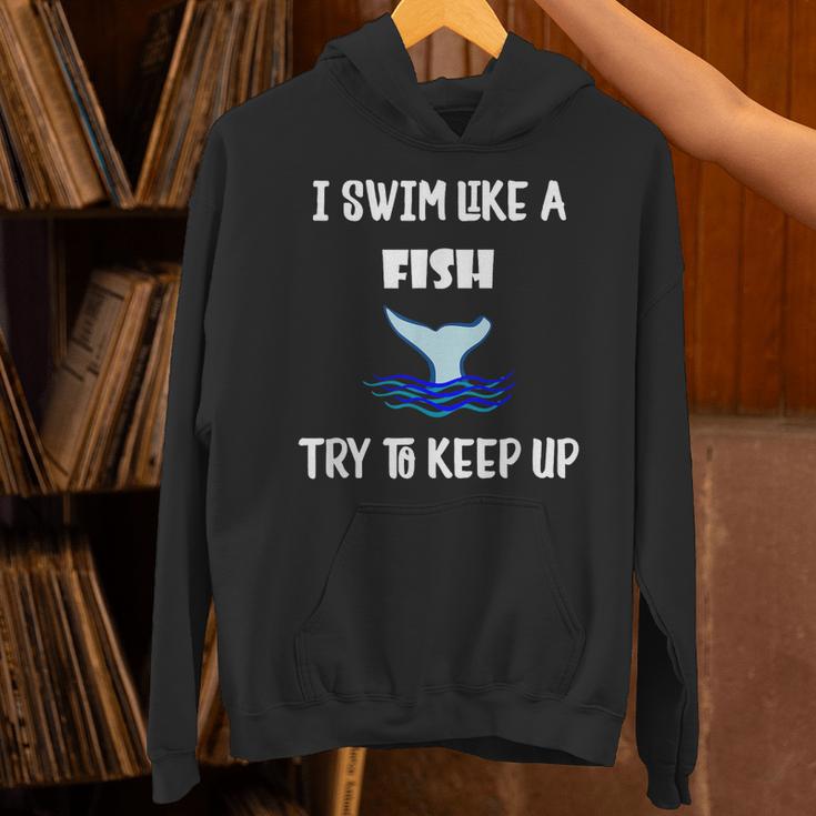 Swim Like a Fish Swimming Sport ExerciseShirt Dk Unisex Hoodie Swim Like a Fish Swimming Sport ExerciseShirt Dk Unisex Hoodie