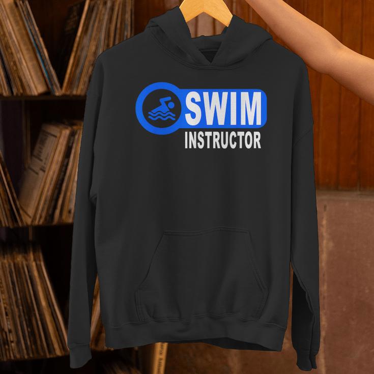 Swim Instructor Swimming Teacher Swimmer In Pool Graphic Art Unisex Hoodie Swim Instructor Swimming Teacher Swimmer In Pool Graphic Art Unisex Hoodie