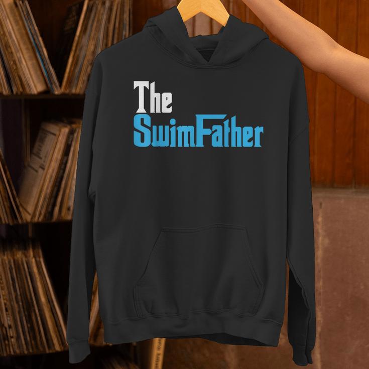 The SwimFather Saying Tee For Swimming Fatehrs Unisex Hoodie The SwimFather Saying Tee For Swimming Fatehrs Unisex Hoodie