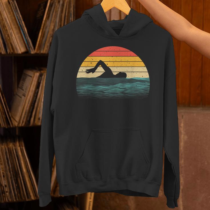 Swimming Art For Men Women Swim Coach Rescue Swimmer Unisex Hoodie