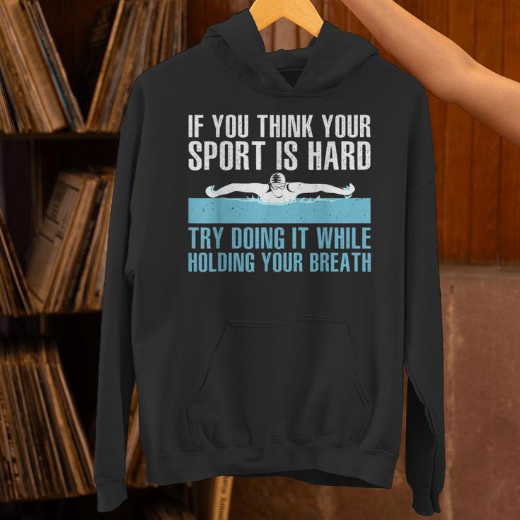 Swimming Art For Men Women Swimmer Swim Coach Training Unisex Hoodie Swimming Art For Men Women Swimmer Swim Coach Training Unisex Hoodie