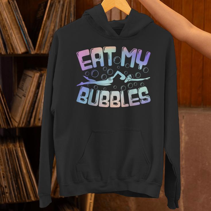 Swimming Eat My Bubbles Swim Watercolour Unisex Hoodie Swimming Eat My Bubbles Swim Watercolour Unisex Hoodie