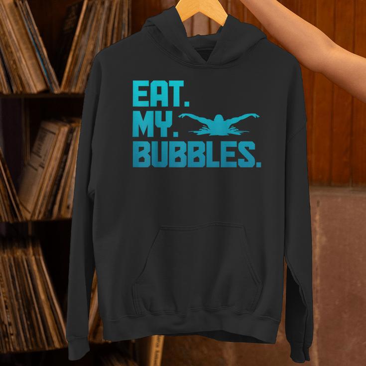 Swimming Eat My Bubbles Swimmer Swim Unisex Hoodie Swimming Eat My Bubbles Swimmer Swim Unisex Hoodie
